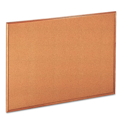 Universal® Natural Cork Board 48" x 36" Oak Finished Frame product image