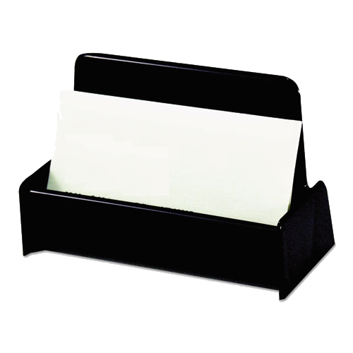 Business Card Holder 3 1/2 x 2 Capacity 50 Cards Black product image