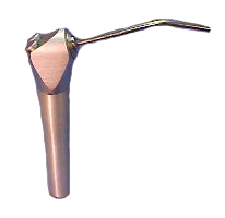 Syringe Valve Core Quick-Clean with Gray Straight Tubing image