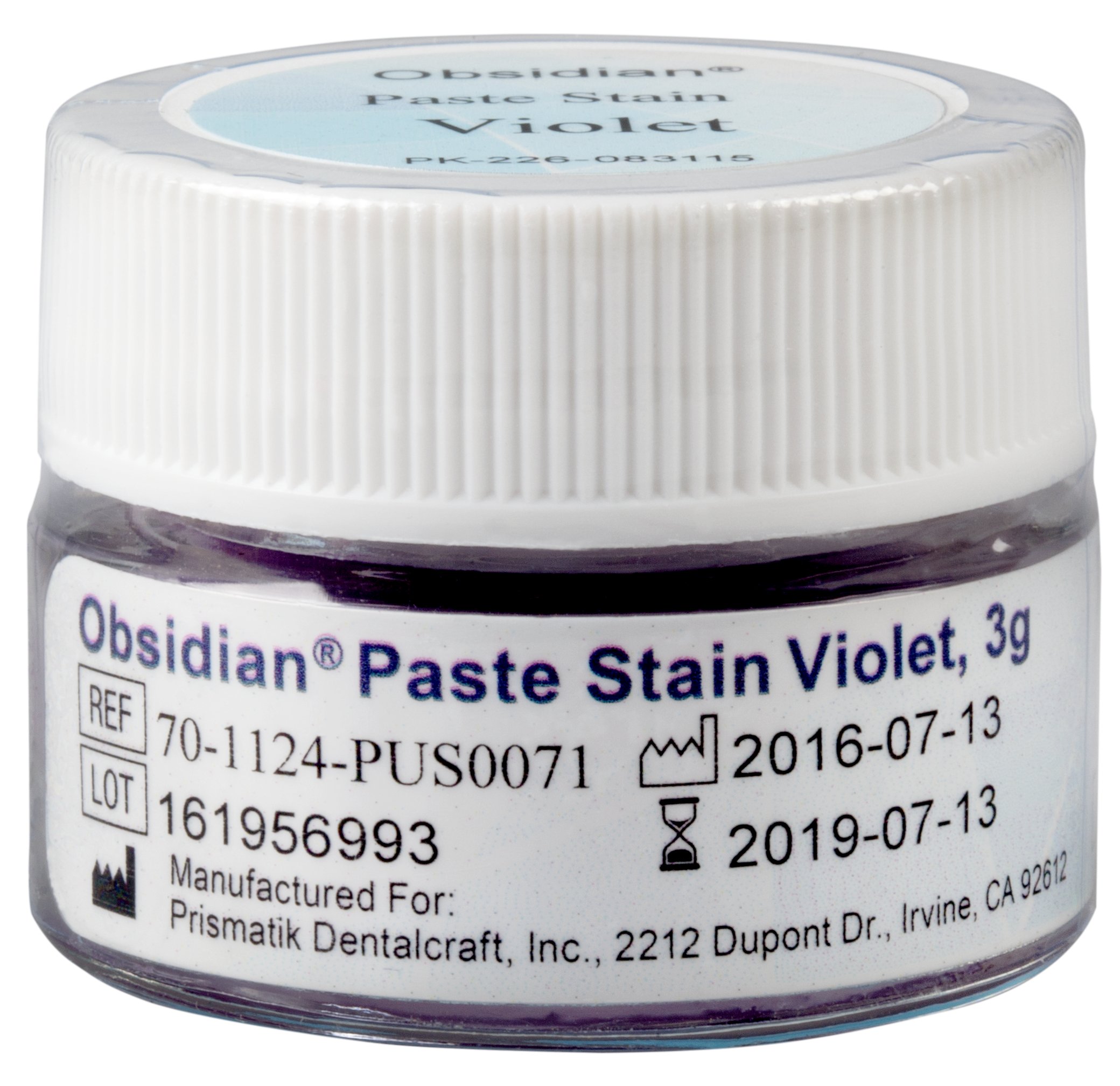 Obsidian® Paste Stain Violet 3g thumbnail 2