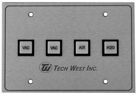 Control Panel 2 Vac / 1 Air / 1H2O product image
