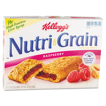 Kellogg's® Raspberry Flavored Nutri-Grain Bars 1.3 oz Bars Box of 16 product image