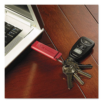 Verbatim® Store 'n' Go® USB 2.0 Flash Drive 8GB Red product image