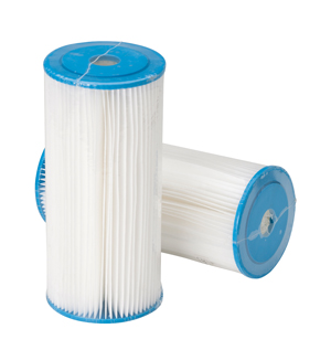 Water Filter Element 4 1/2 x 10" 20 Micron 1" to 1-1/2" Housing Pack of 2 image