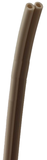 Gray 2-Hole Standard Foot Control Tubing - Gray 2-Hole Standard Foot Control Tubing - Image 1