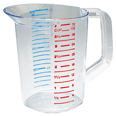 Rubbermaid® Bouncer Measuring Cup 32oz Clear product image