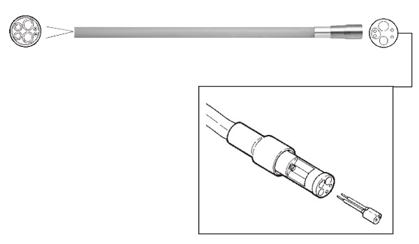 Euro Handpiece Illumination Replacement Tubing with ISO Type C A product image