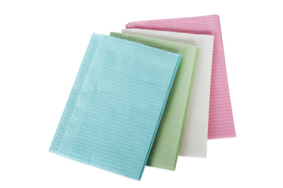 SafeBasics Dry Back Bibs 2 Ply, Dusty Rose, 500/Pk, 8286 product image