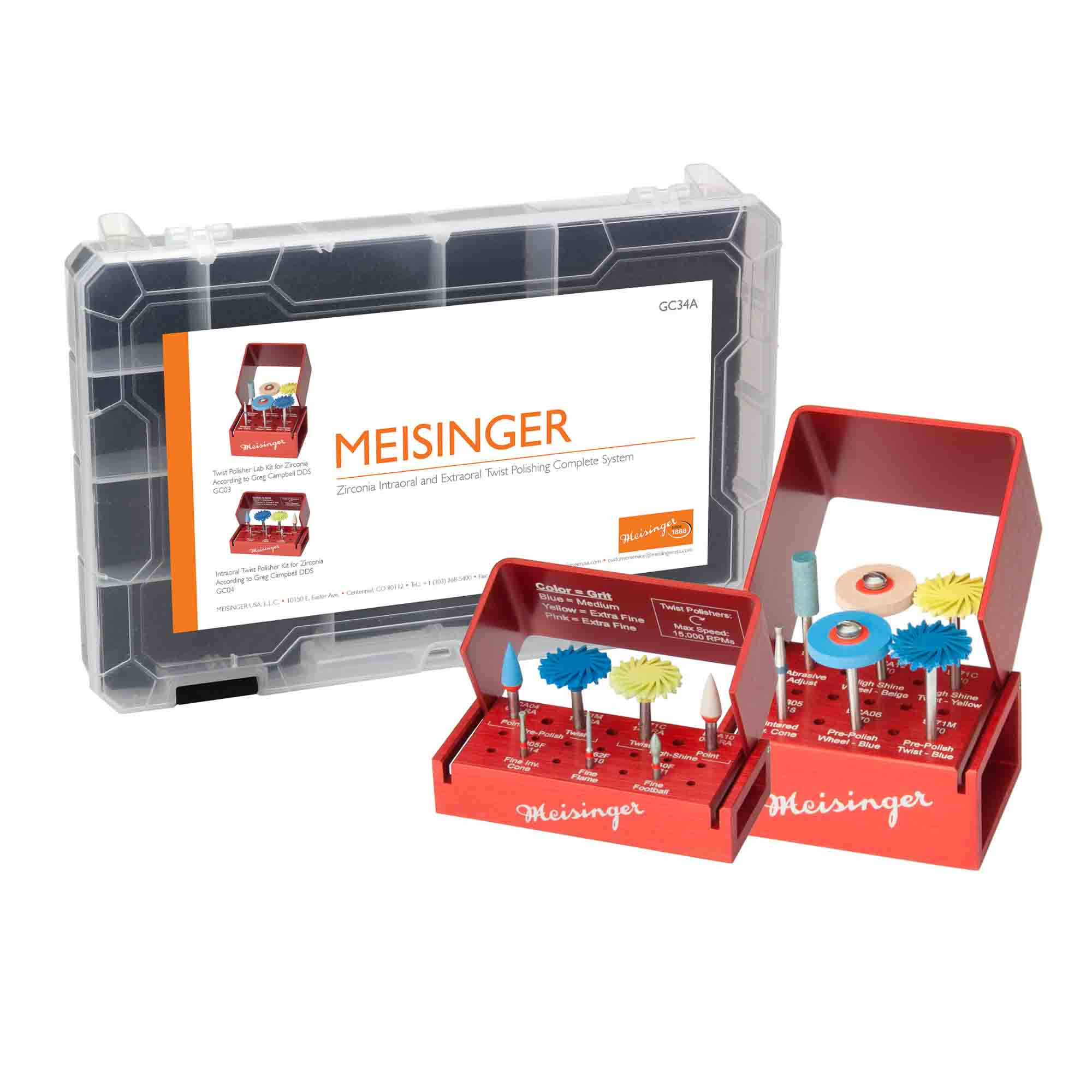 Zirconia Intraoral and Extraoral Twist Complete Polishing System product image