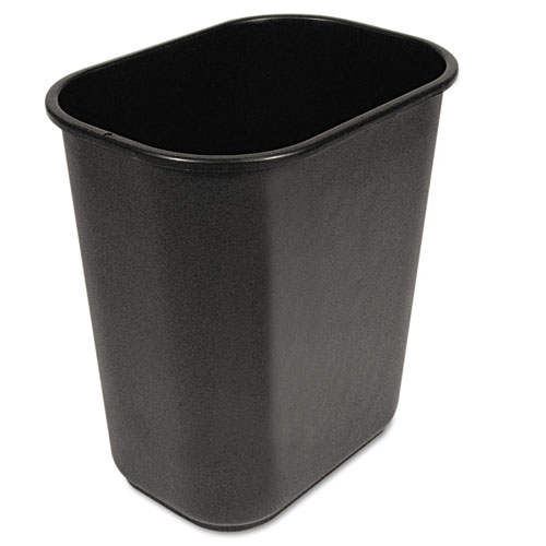 Black Soft-Sided Wastebasket 28qt product image