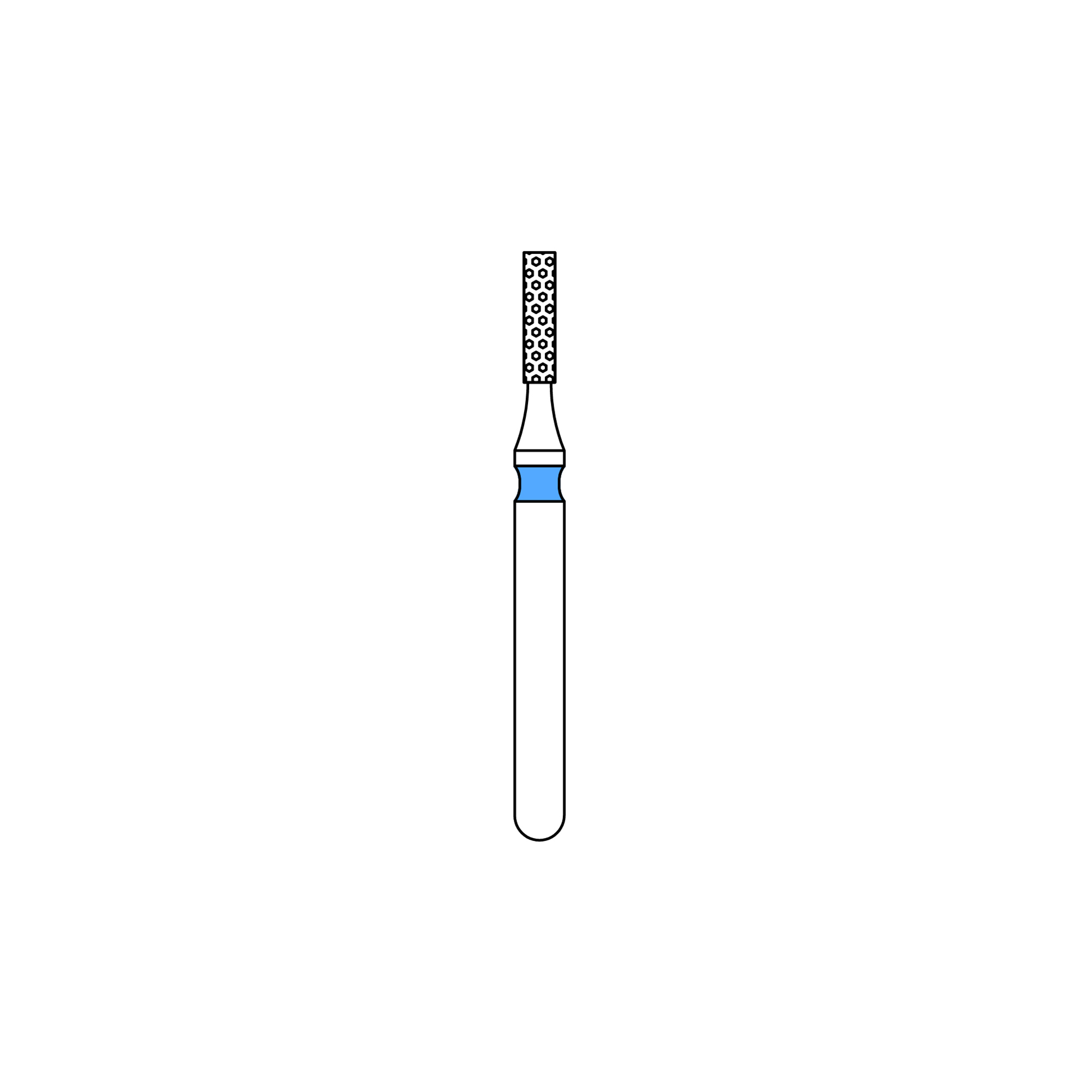 Priva Rotary Instruments™ Diamond Bur 557-010M Pack of 5 | Benco Dental