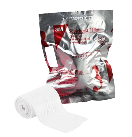 Cast Tape 3M™ Scotchcast™ Plus 1 Inch X 6 Foot Fiberglass White product image