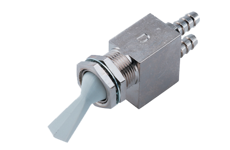 Rear Ported Toggle Valve Gray product image