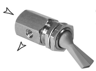Grey Toggle Valve On/Off 2-Way N/C without Exhaust product image
