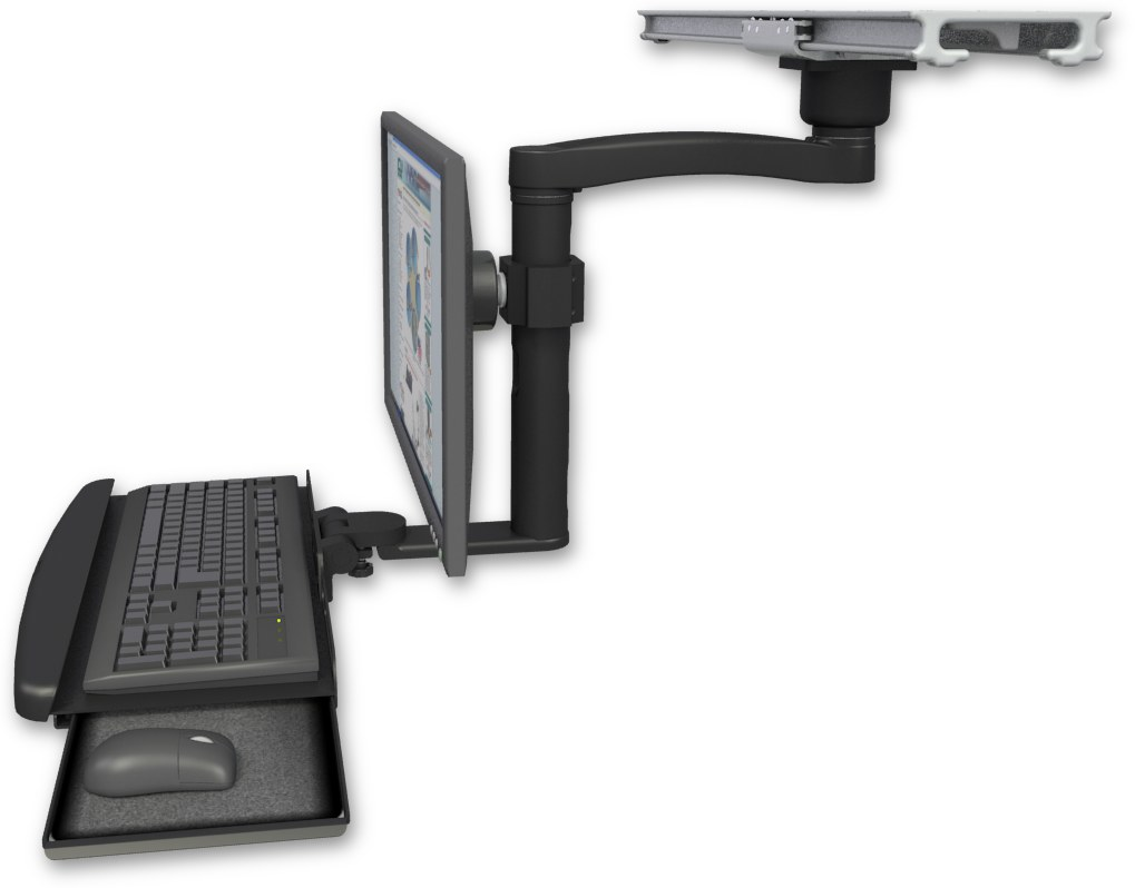 Ball Vesa Monitor Mt Inverted 28" Pro Slide with Desk Puck product image