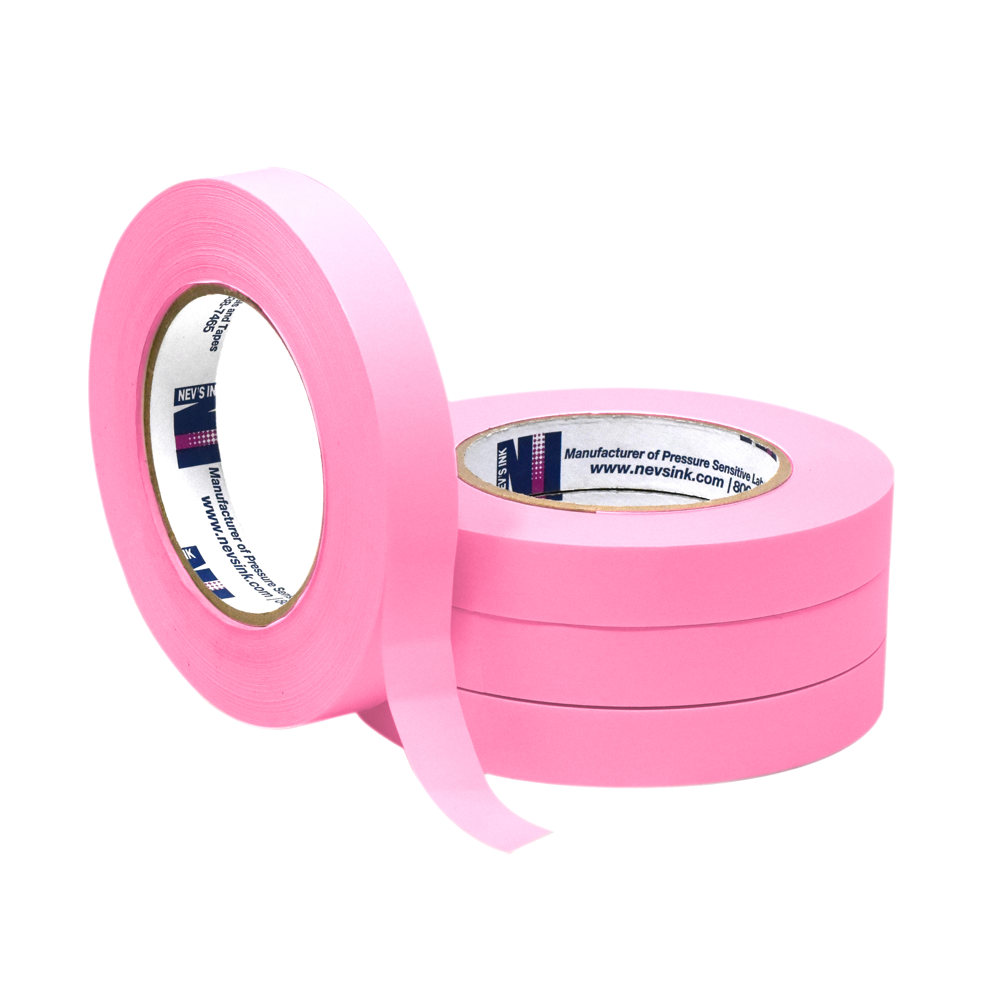 Pink Labeling Tape 3/4" Wide x 60yd Box of 4 product image
