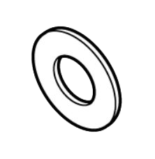 Spacer White Nylon Pack of 12 product image