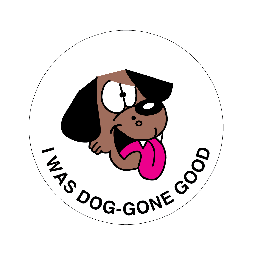 I Was Dog-Gone Good Label Roll product image