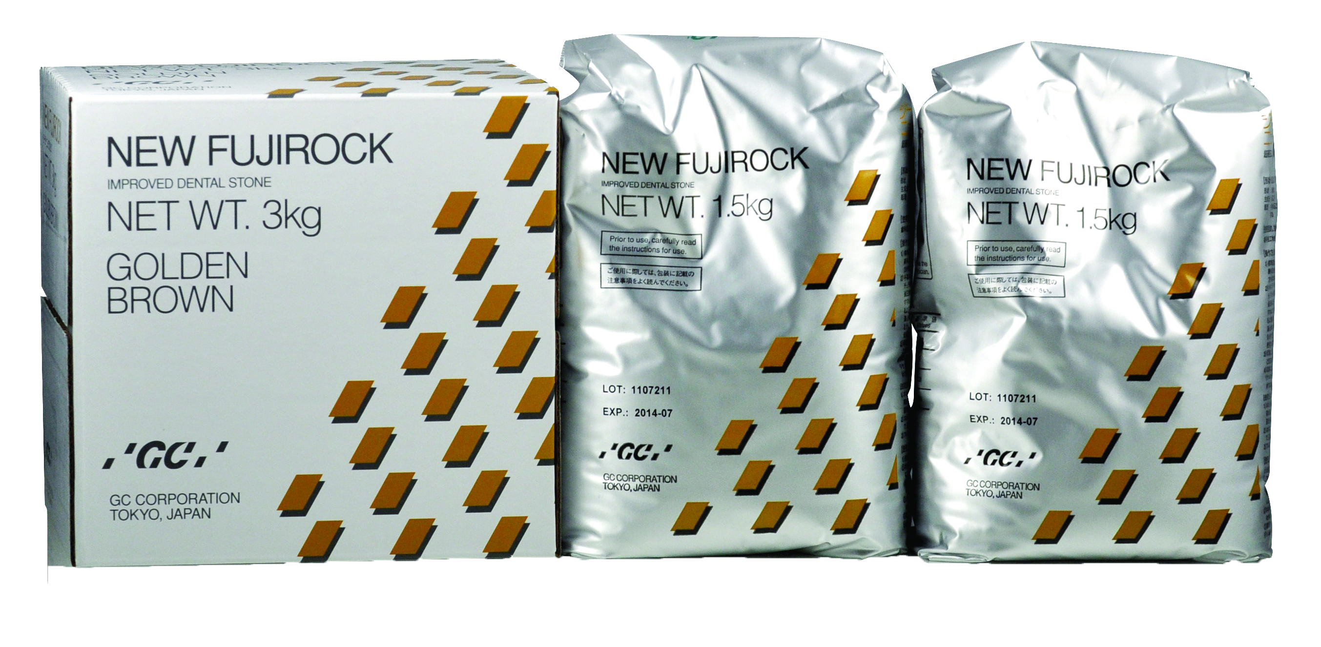 FUJIROCK® Golden Brown 3kg | Benco Dental