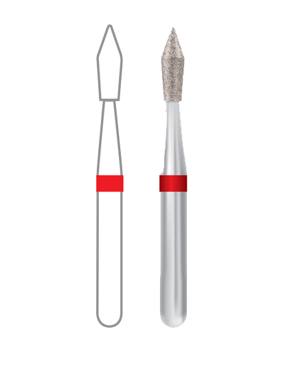 Diamond Bur Friction Grip Fine 368-016F 5/Pk product image