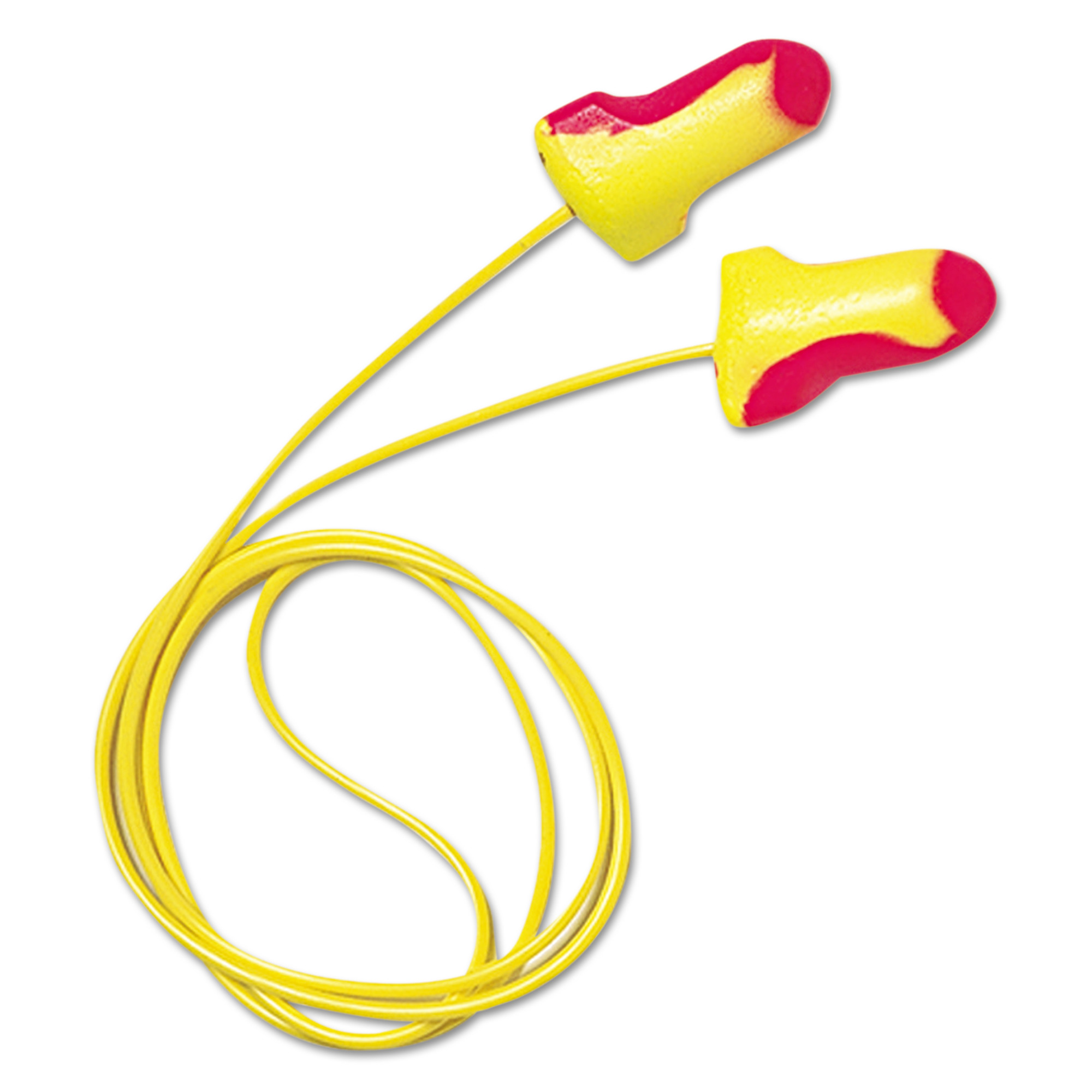 Howard Leight® by Honeywell LL-30 Laser Lite Single-Use Earplugs Corded 32NRR Magenta/Yellow Box of 100 Pairs product image