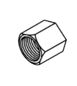 Compression Nut 3/16" Pack of 5 product image