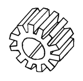 Gear 1/4" ID 12 Teeth product image