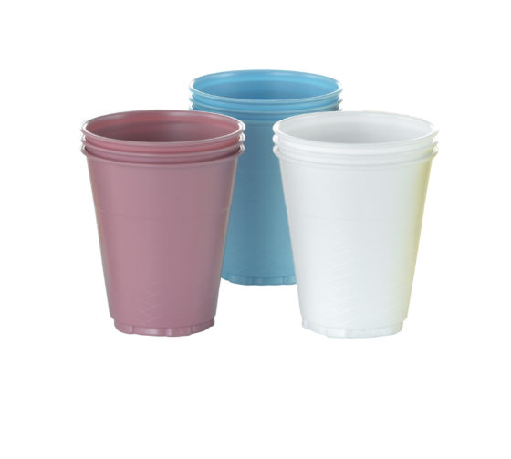 SafeBasics® Disposable Plastic Cups 5oz Aqua Case of 1000 product image