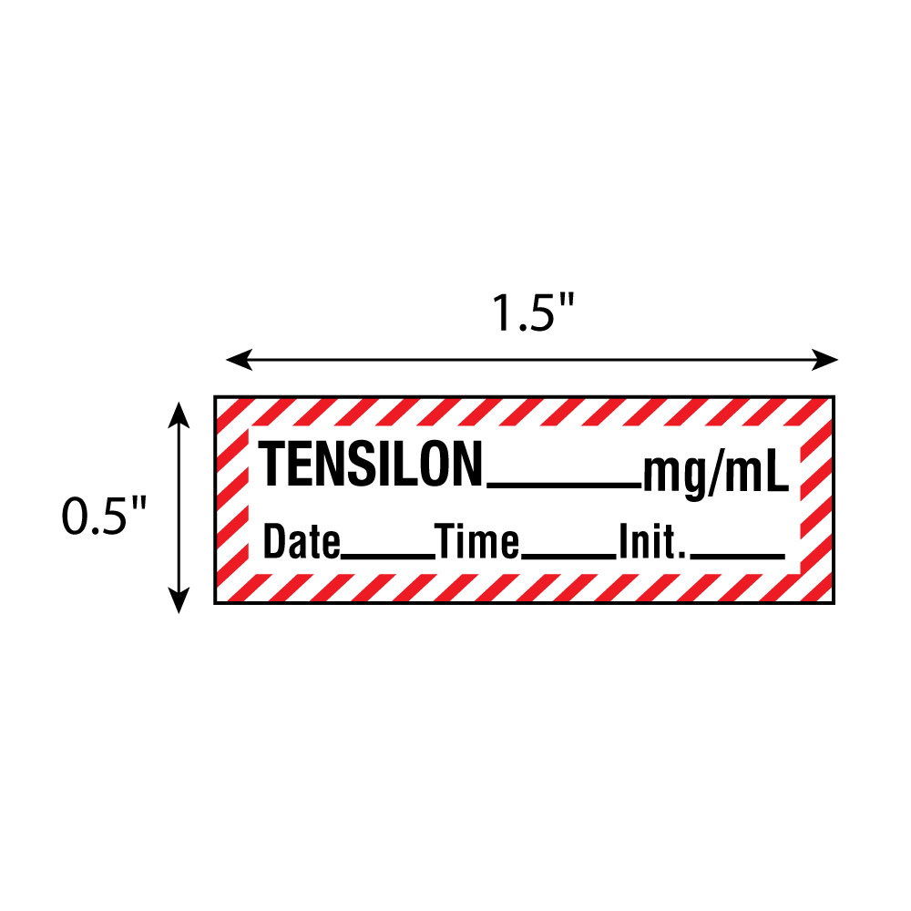 Tape Tensilon 1/2" x 500" White with Red Stripes and Black Box of 6 product image