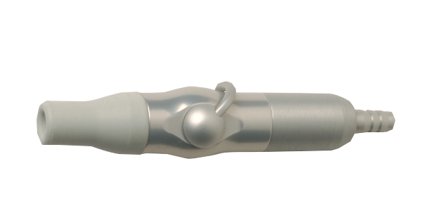 Premium Saliva Ejector Valve, with Anti-Suck Back, Anodized Aluminum, Autoclavable, 1/Pk, 5655 image