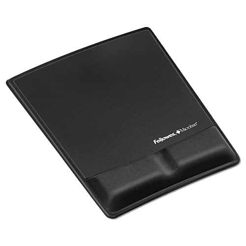 Black Memory Foam Wrist Support with Attached Mouse Pad product image