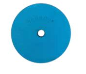 Rubberized Abrasive Wheel 4" x 3/4" x 1/2" - Blue X/F S/C product image