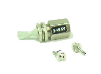 Toggle Valve Momentary 3-Way Normally Closed Gray product image