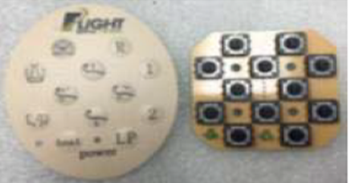 Ellipse Touchpad Board for Doctor and Assistant with Sticker Membrane product image