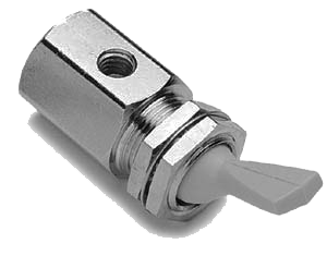 On/Off Toggle Valves 3-Way Grey product image