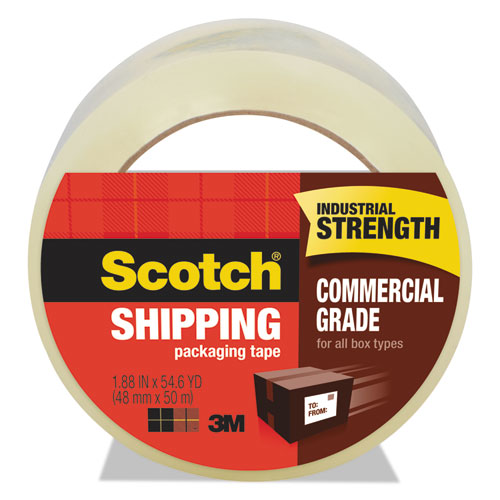 Scotch Clear 3750 Commercial Grade Packaging Tape 1.88" x 54.6yds 3" Core product image