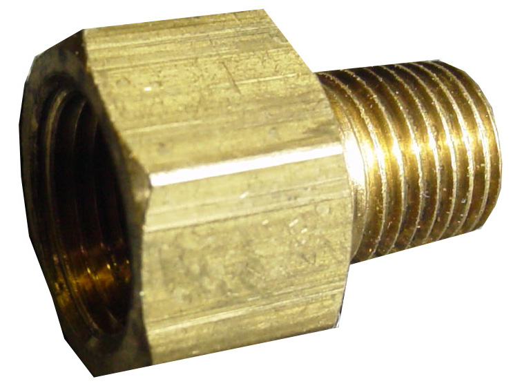 Reducer Hex 1/4 MPT x 3/8 FPT Brass product image