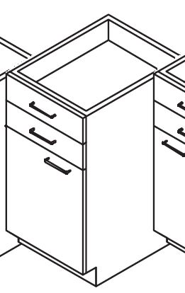 Cabinet with 1 LH Door No Top product image