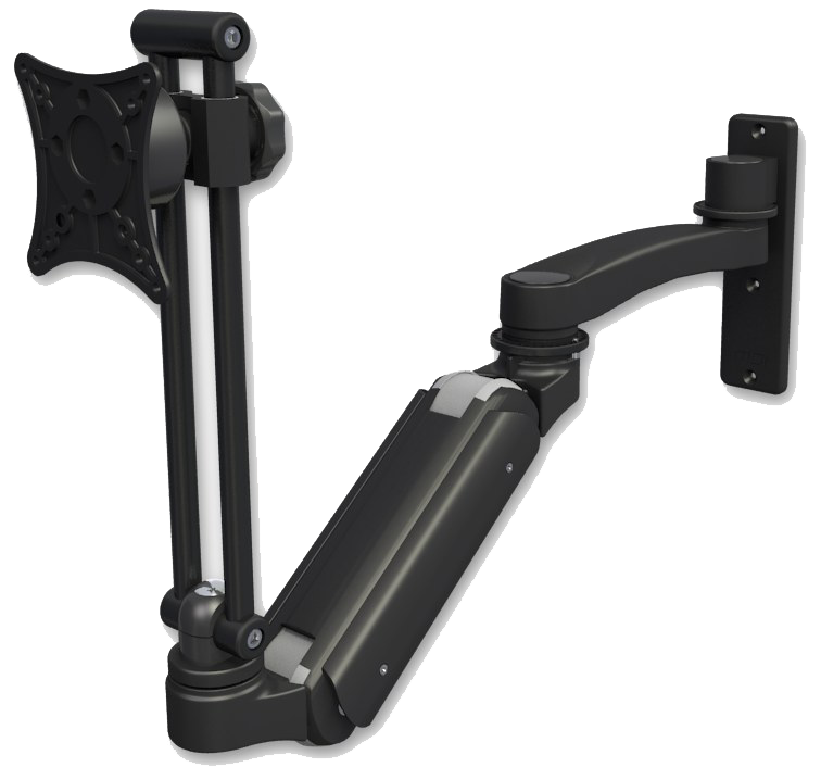 Inverted Ultra 180 Arm with EV710 Wall Monitor Mount and an 11" Arm product image