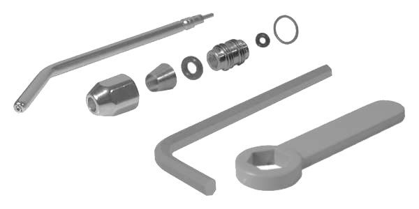 Syringe Tip Kit Autoclavable Chrome Finish product image