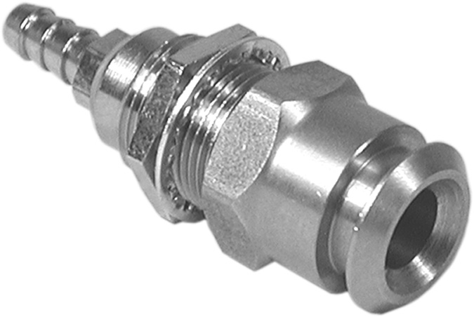 Bulkhead Female Quick-Connect w/ Shut-Off product image
