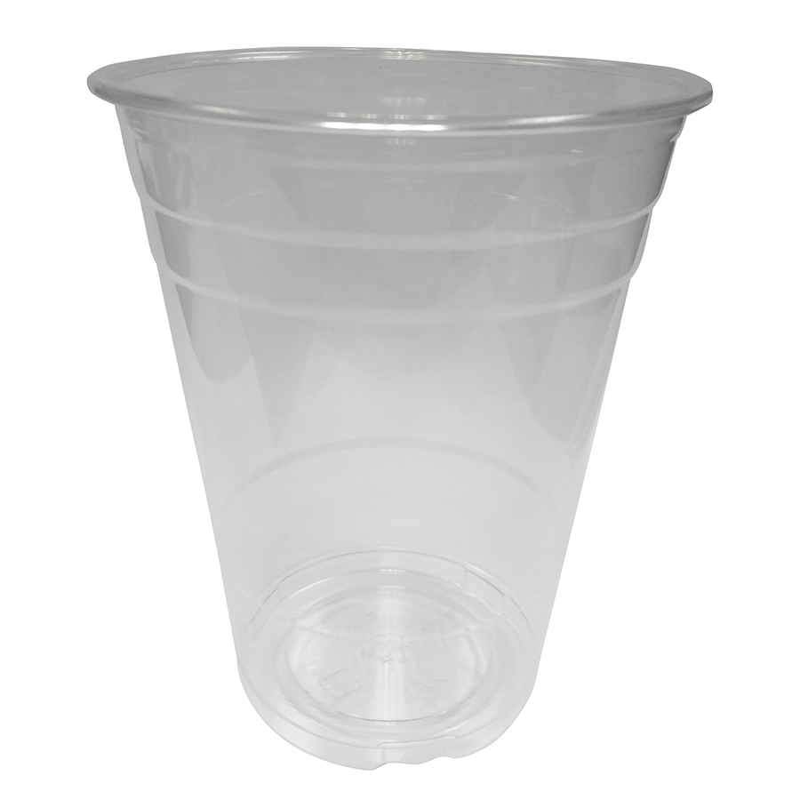 Dart Solo Ultra Clear Cups, Squat, 16-18 oz, PET, 50/Bag, 1000/Carton