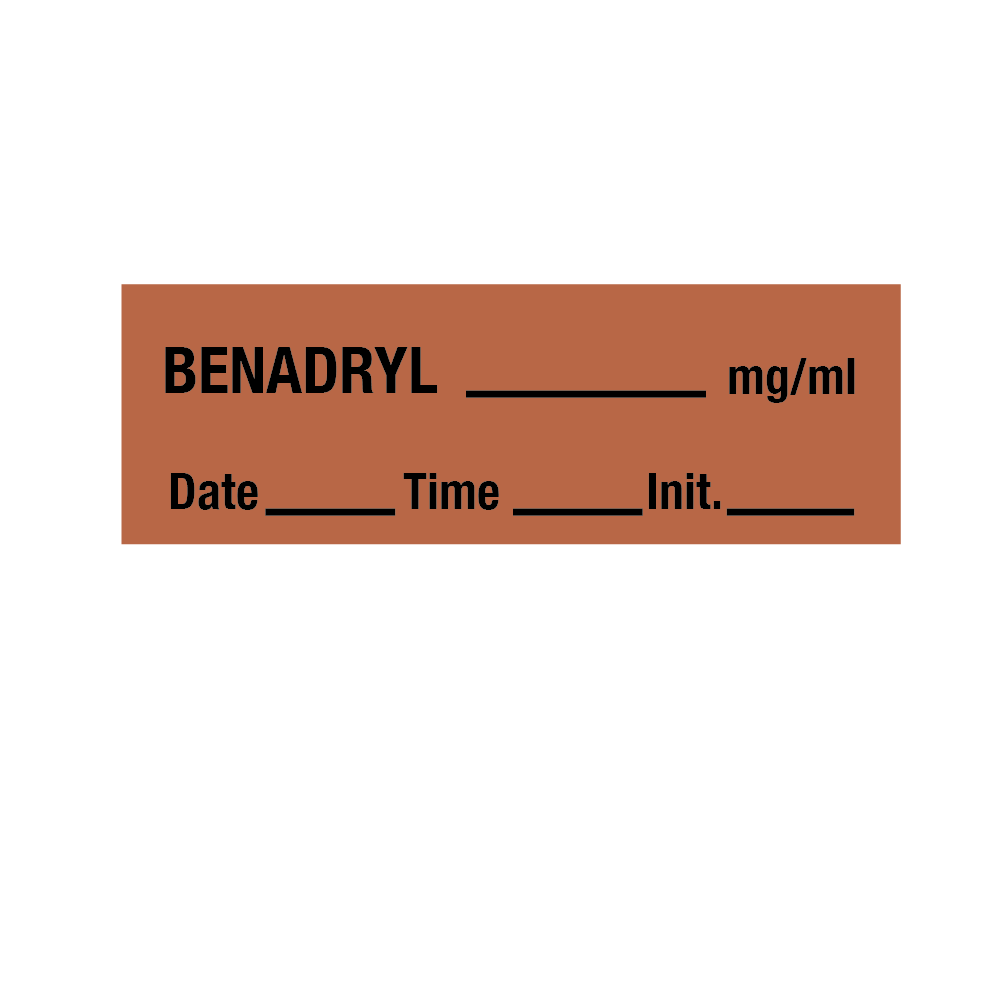 Tape Benadryl Box of 6 product image