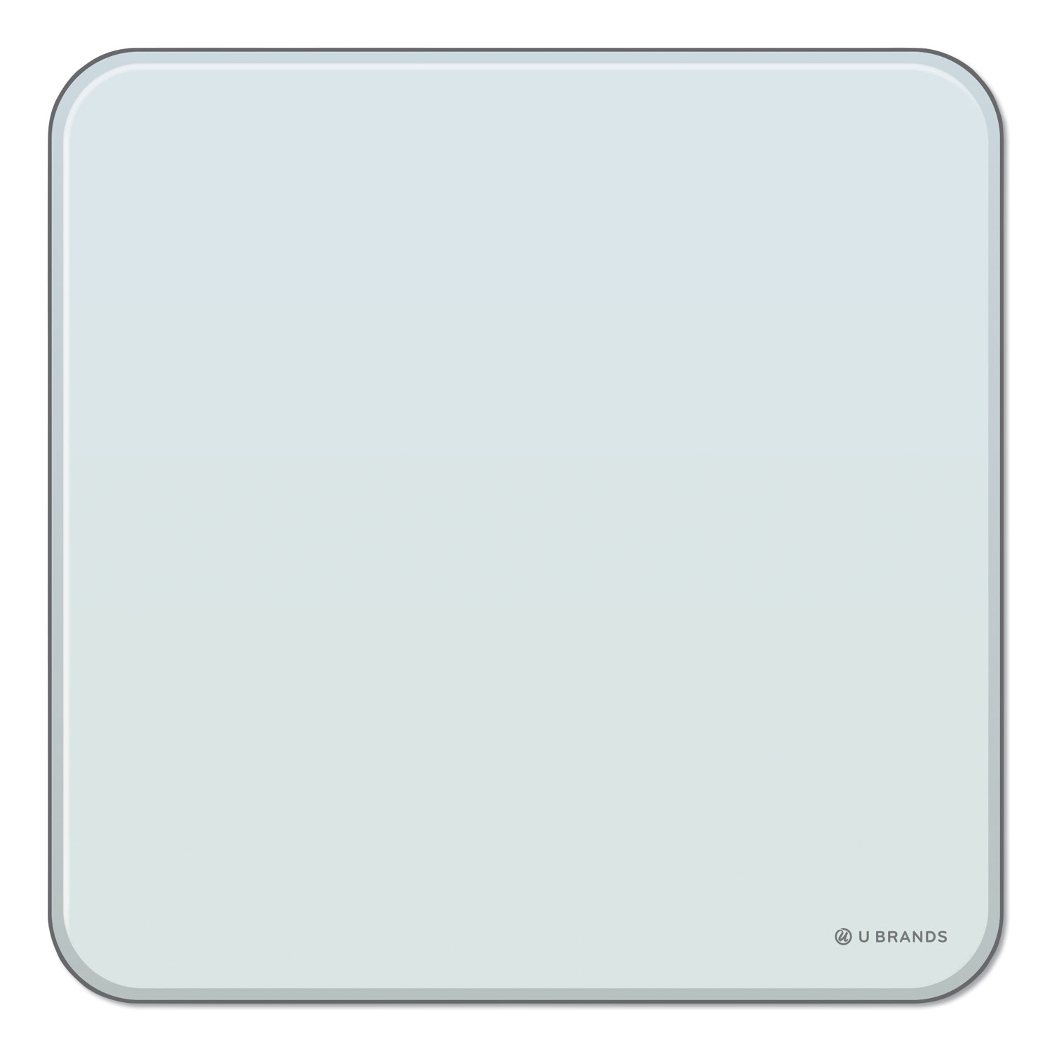 U Brands Cubicle Glass Dry Erase Board 12 x 12 White product image