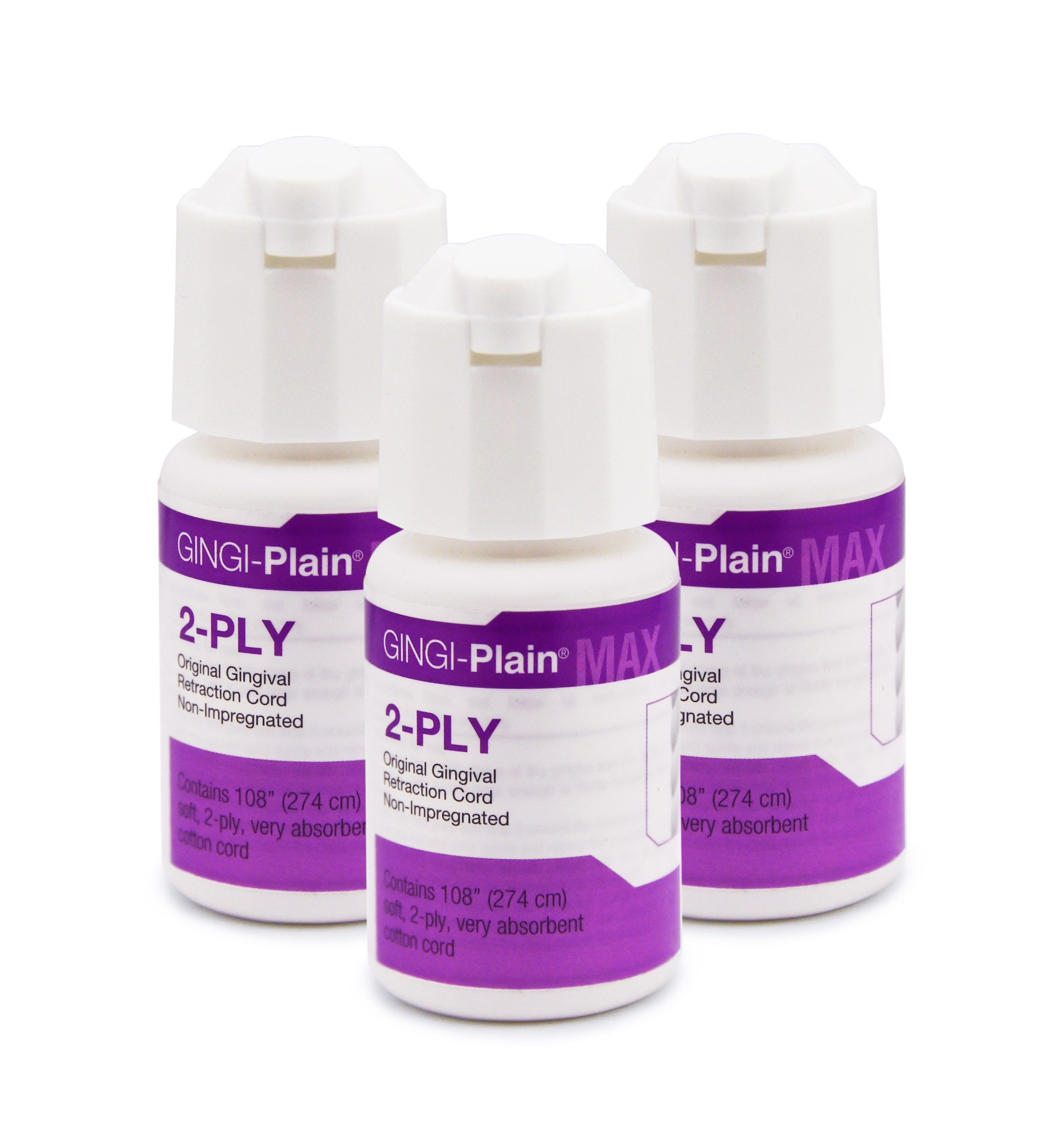 Gingi-Pak Soft-Twist Medicated Retraction Cord With Epinephrine HCl – 108" Length - View #3