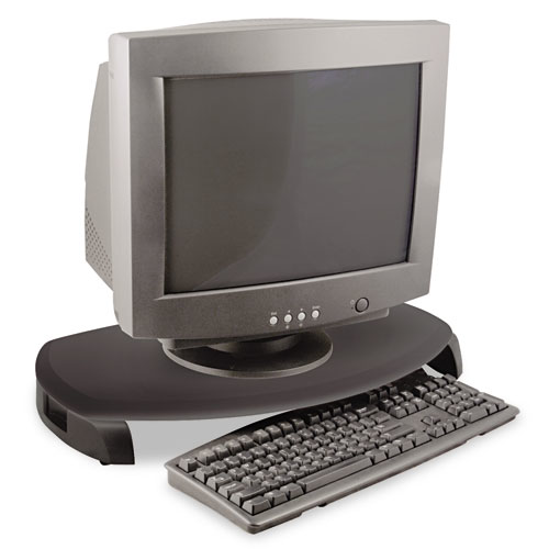 CRT/LCD Stand with Keyboard Storage 23 x 13 1/4 x 3 Black product image