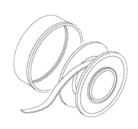 Teflon Thread Sealing Tape 1/4"  Pack of 5 product image