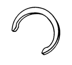 Retaining Clip 1/4" ID Pack of 5 product image