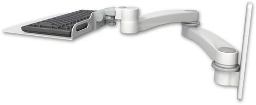 Flat Keyboard Tray Wall Mount 12" and Double-Arm 20" product image