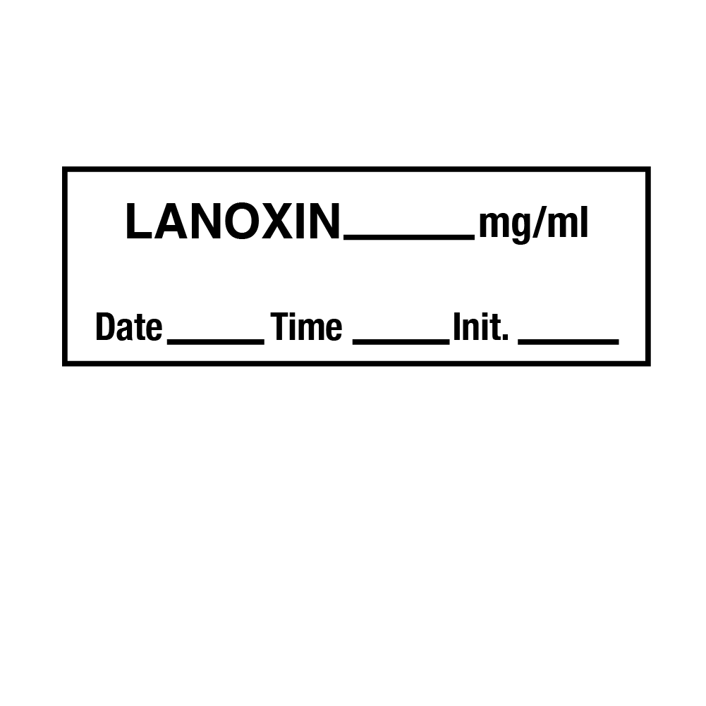 Tape Lanoxin Box of 6 product image